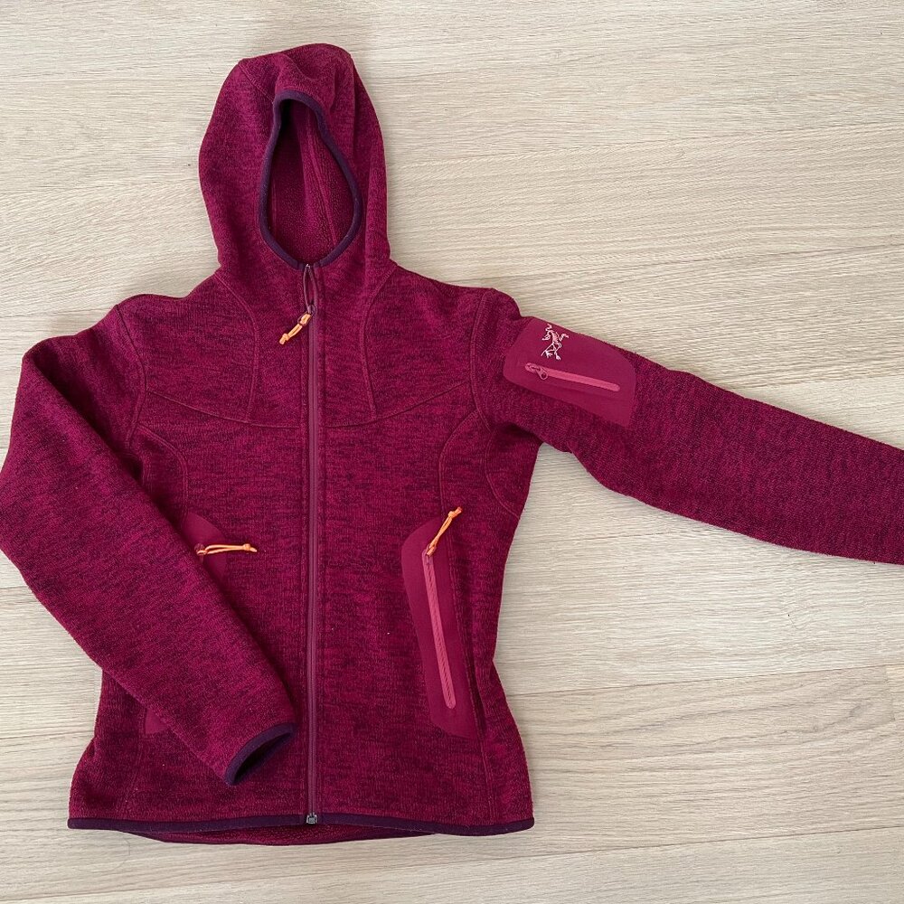 Arcteryx fleece hoodie in XS/TP